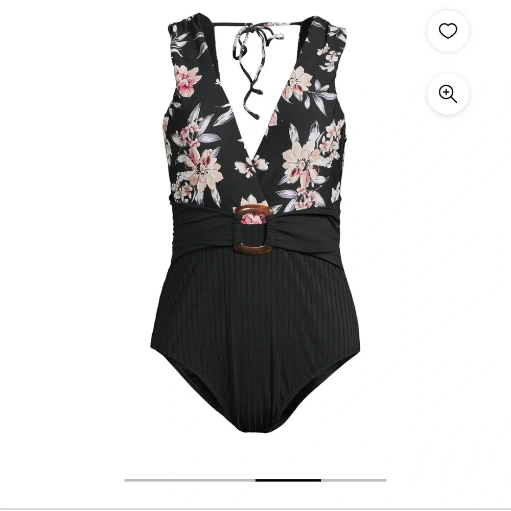 New with Tags! Time and Tru Plunge Swimsuit - Picture 4 of 11